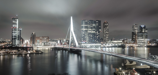 UNStudio, Ben van Berkel, Erasmus Brug, Erasmus Bridge, Rotterdam, Netherlands